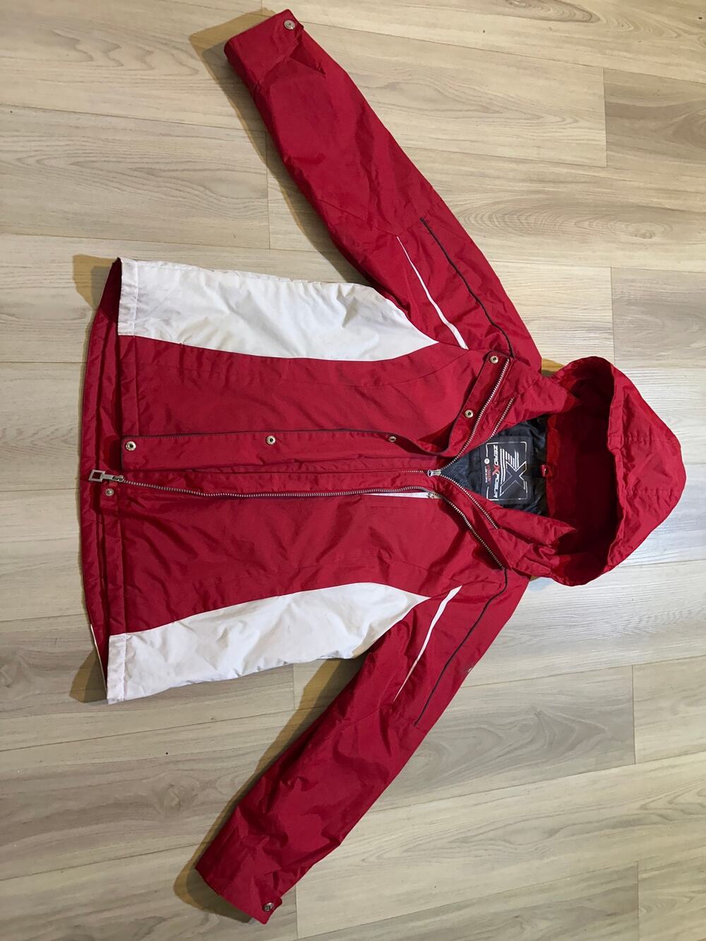 ZeroXposur Women's XL Red Ski Jacket Hooded Winter Coat Waterproof Insulated